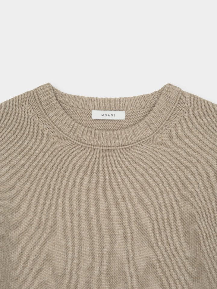 Moani - Korean Women Fashion - #thatsdarling - Wool Cashmere Crew Neck Knit Tee - 8