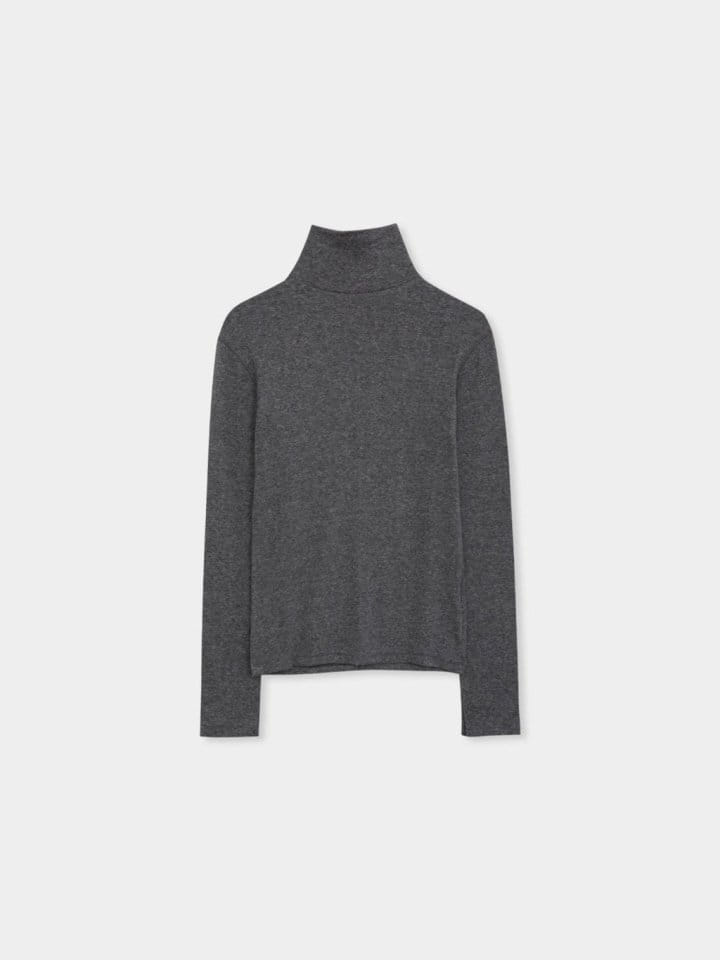 Moani - Korean Women Fashion - #thelittlethings - Tencel Wool Turtle Neck Slit Top - 12