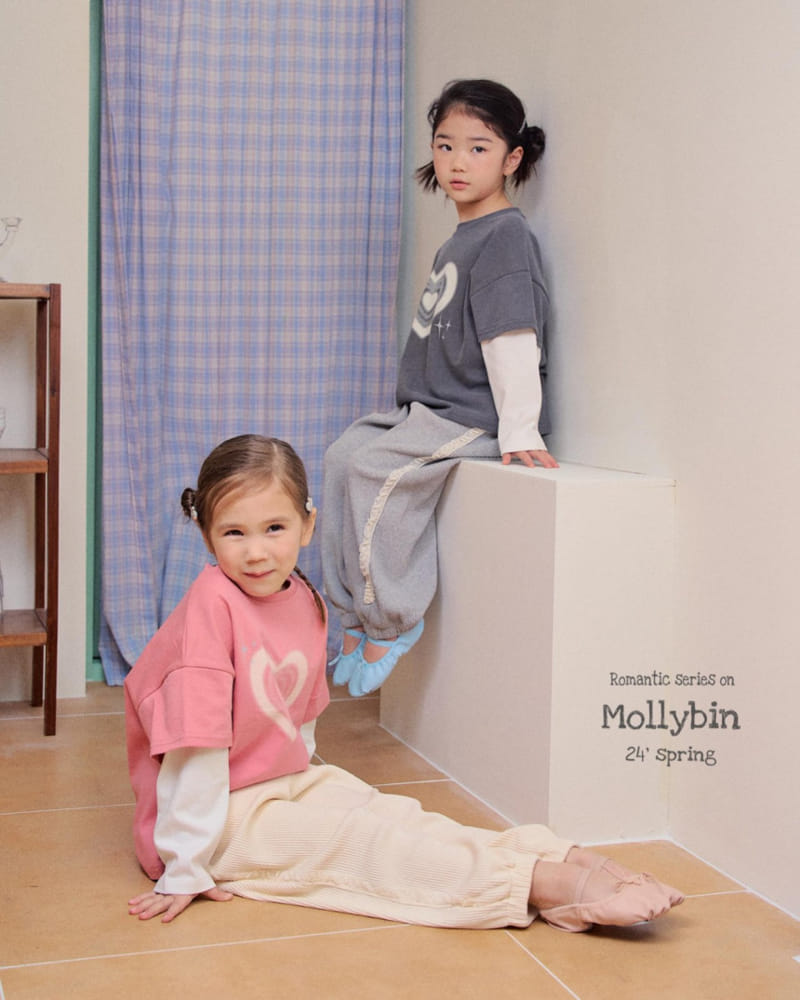 Mollybin - Korean Children Fashion - #Kfashion4kids - Layered Heart Tee - 9