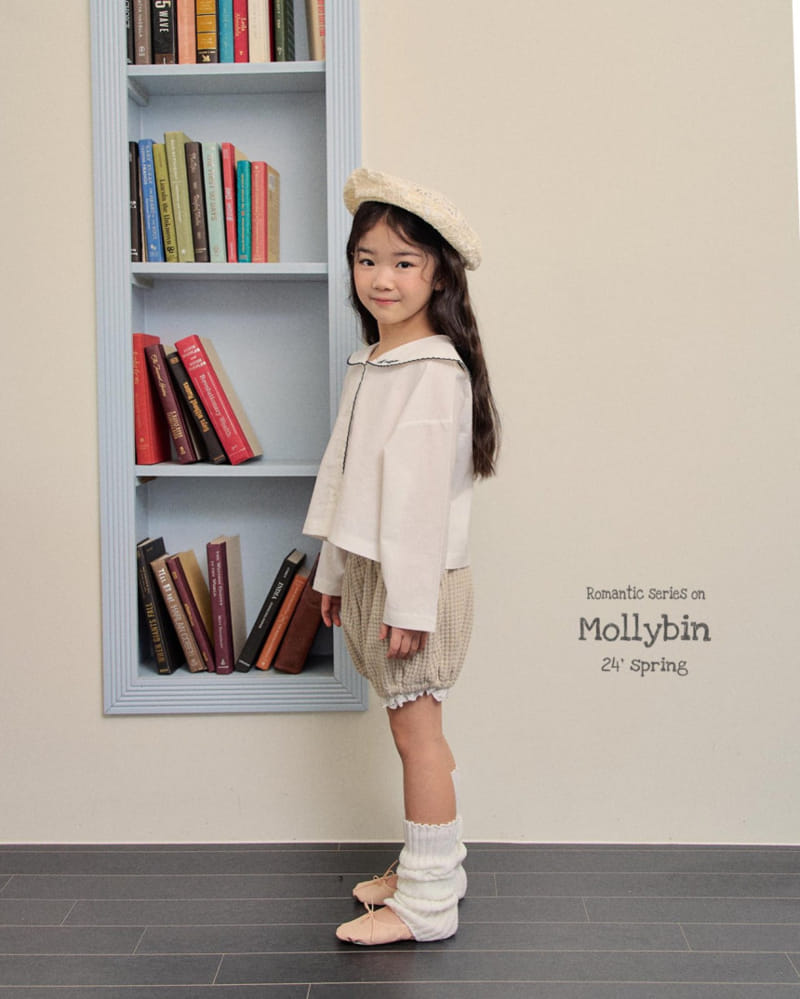 Mollybin - Korean Children Fashion - #Kfashion4kids - Mignon Crop Blouse - 3