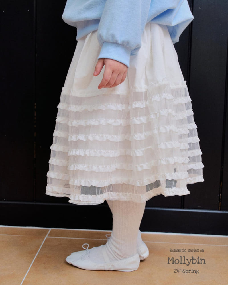 Mollybin - Korean Children Fashion - #Kfashion4kids - Bbe Frill Skirt With Mom - 2