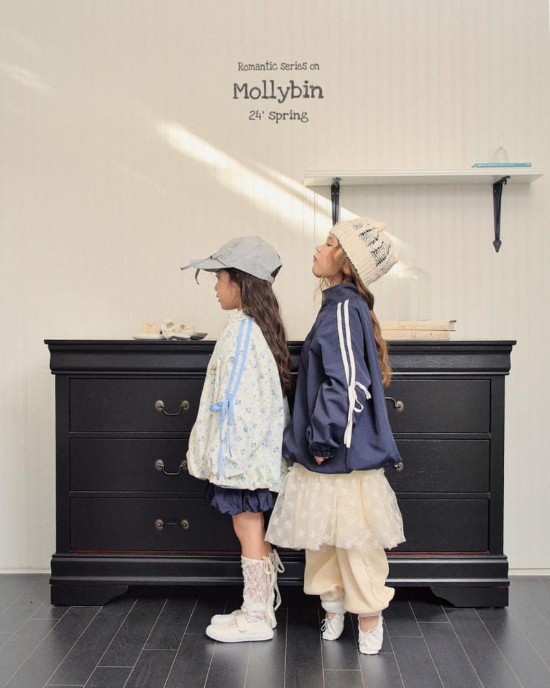 Mollybin - Korean Children Fashion - #Kfashion4kids - Ribbon Wind Jumper With Mon - 8