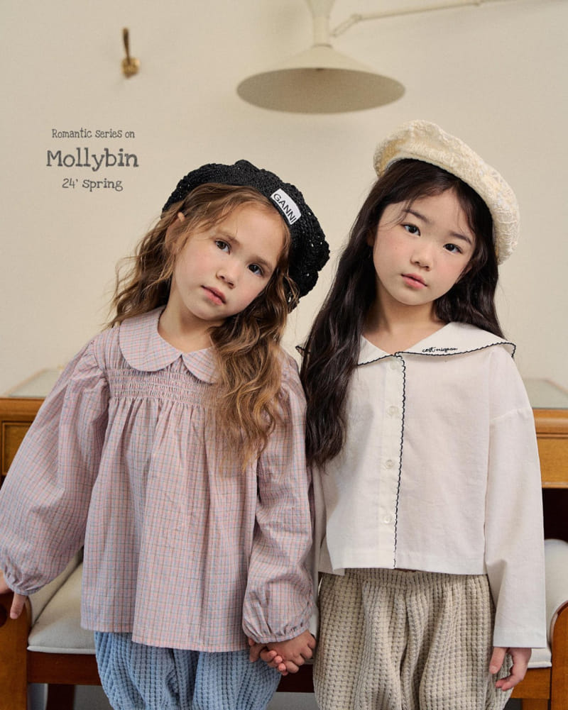 Mollybin - Korean Children Fashion - #childofig - Mignon Crop Blouse - 8