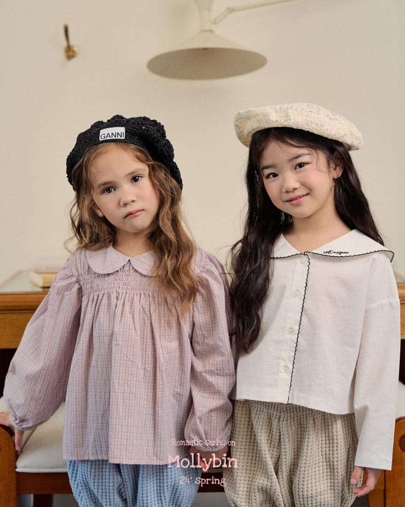 Mollybin - Korean Children Fashion - #childofig - Mignon Crop Blouse - 9