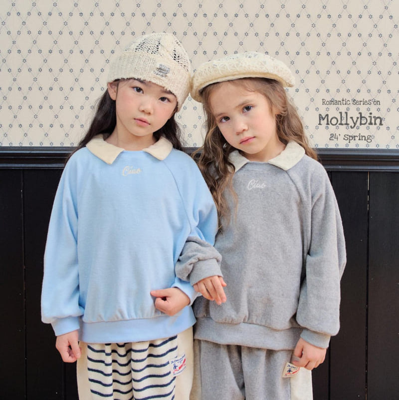 Mollybin - Korean Children Fashion - #childrensboutique - Ciao Collar Sweatshirt - 2