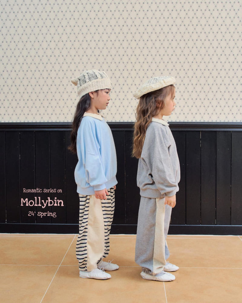 Mollybin - Korean Children Fashion - #childrensboutique - Label Jogger Pants - 4