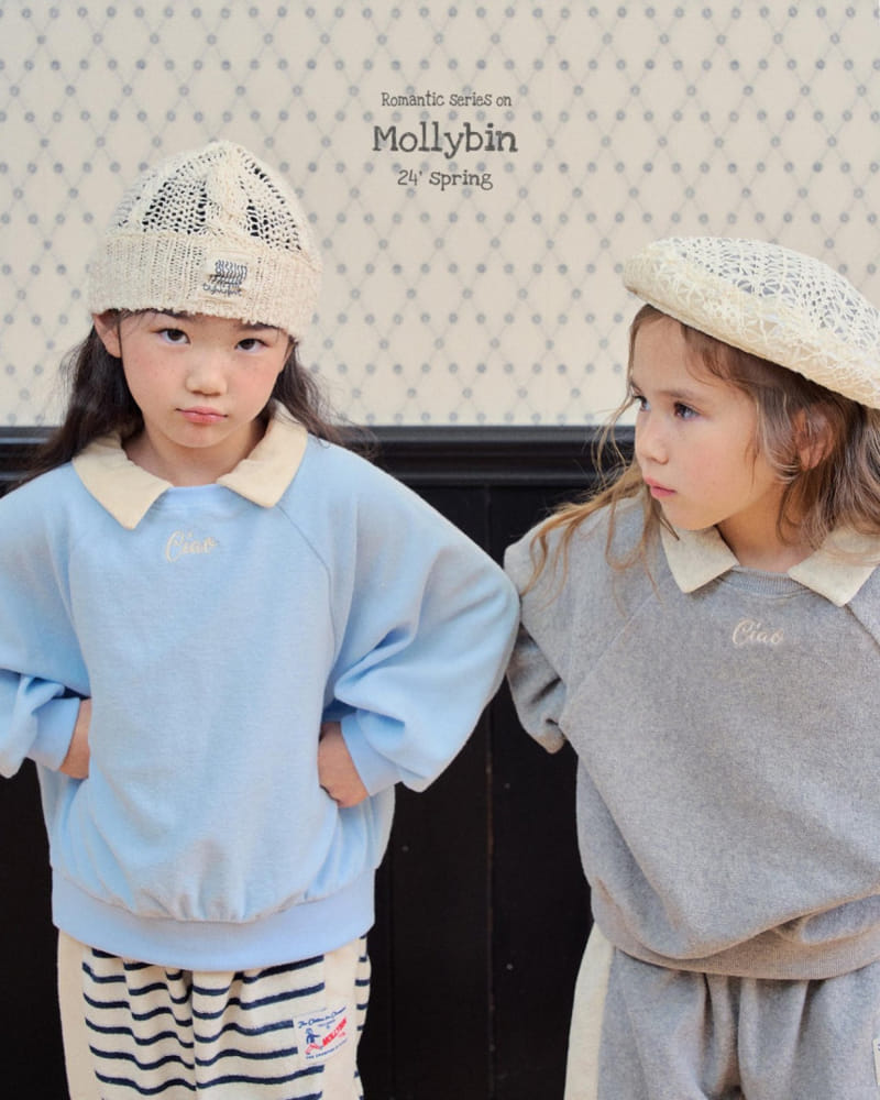 Mollybin - Korean Children Fashion - #designkidswear - Ciao Collar Sweatshirt - 3