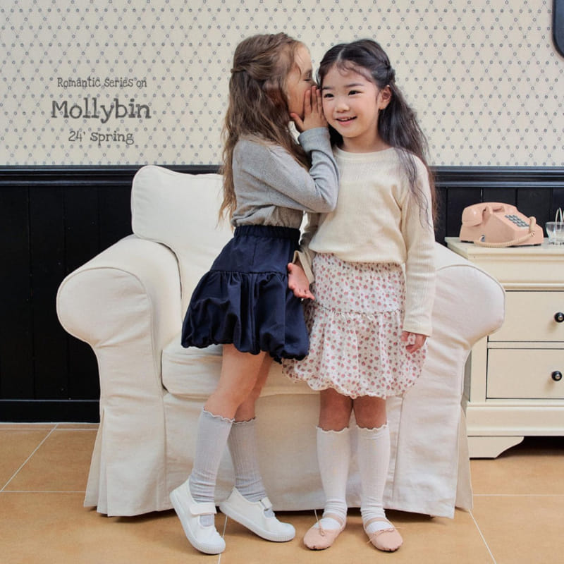 Mollybin - Korean Children Fashion - #discoveringself - Bubble Mini Skirt - 2