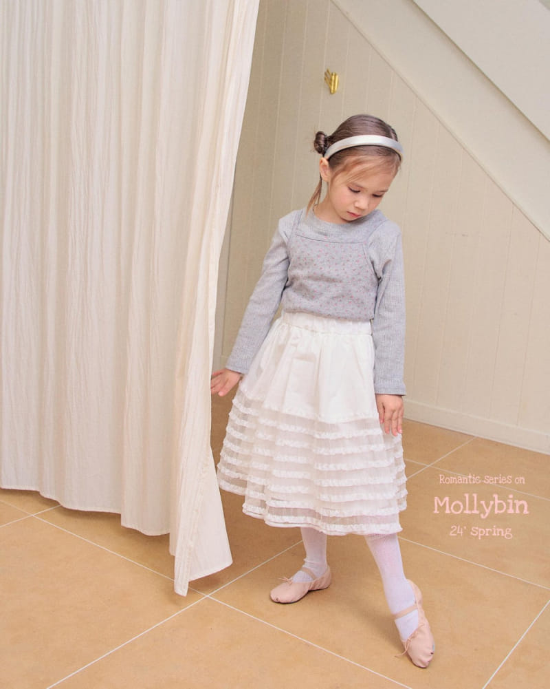 Mollybin - Korean Children Fashion - #discoveringself - Bbe Frill Skirt With Mom - 11