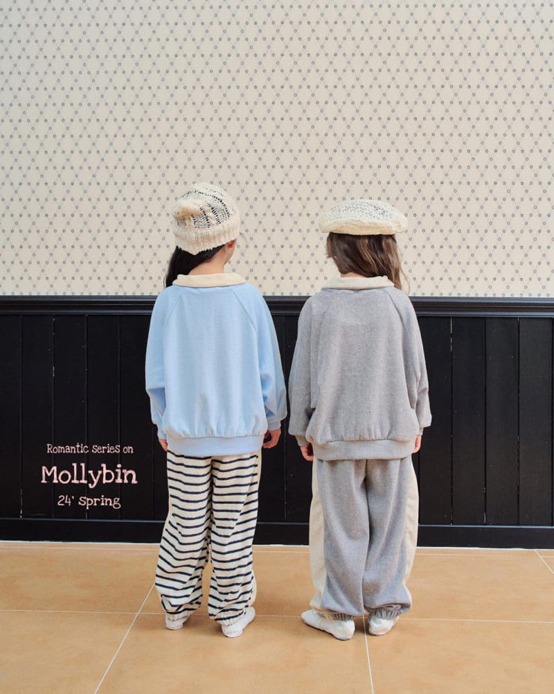 Mollybin - Korean Children Fashion - #discoveringself - Label Jogger Pants - 5