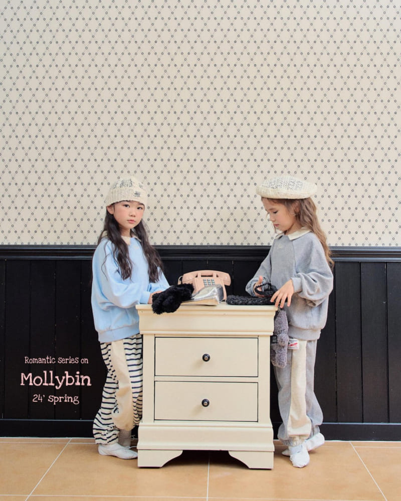 Mollybin - Korean Children Fashion - #kidsshorts - Label Jogger Pants - 7