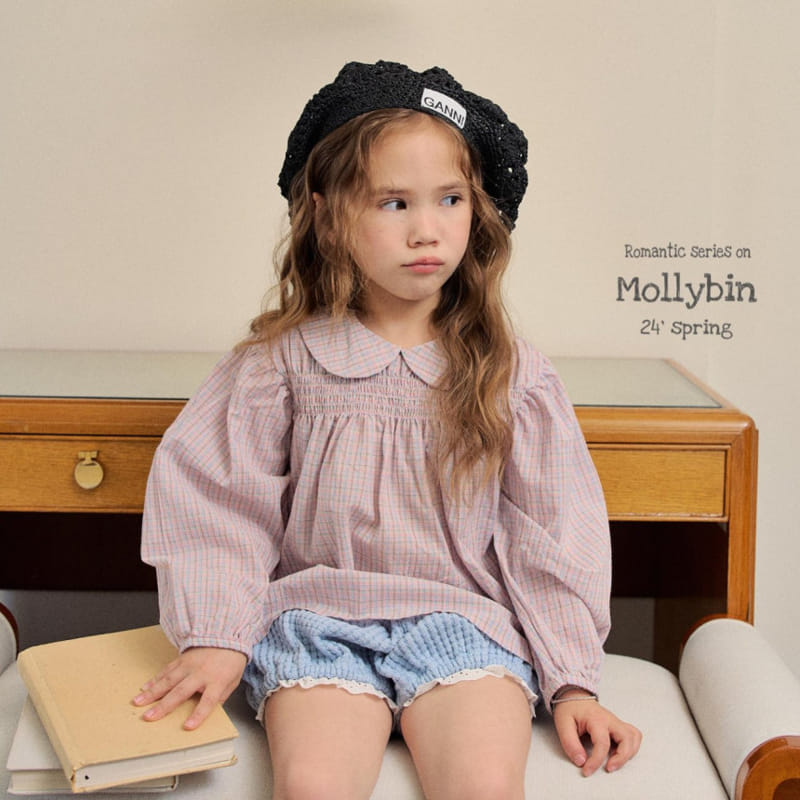 Mollybin - Korean Children Fashion - #kidsstore - Smoking Blouse - 2