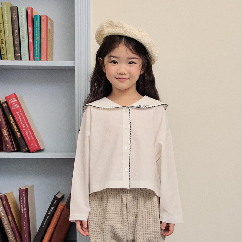 Mollybin - Korean Children Fashion - #kidzfashiontrend - Mignon Crop Blouse - 2