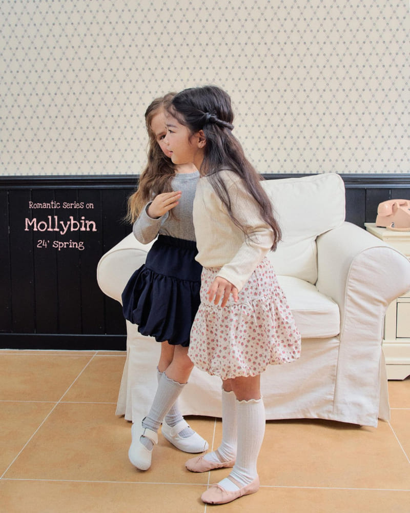 Mollybin - Korean Children Fashion - #littlefashionista - Bubble Mini Skirt - 8