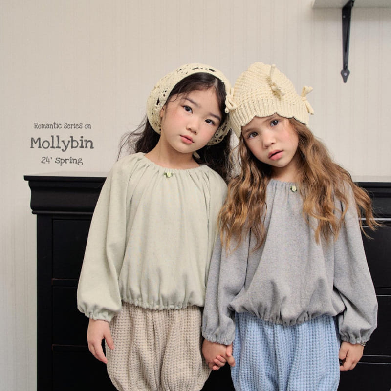 Mollybin - Korean Children Fashion - #littlefashionista - Rose Shirring Tee - 2