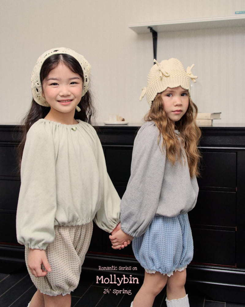 Mollybin - Korean Children Fashion - #magicofchildhood - Rose Shirring Tee - 3