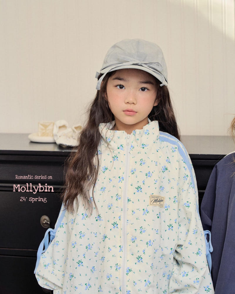 Mollybin - Korean Children Fashion - #magicofchildhood - Ribbon Wind Jumper With Mon - 10