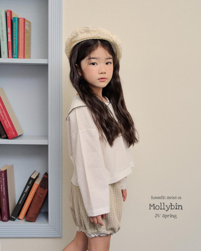 Mollybin - Korean Children Fashion - #prettylittlegirls - Mignon Crop Blouse - 7