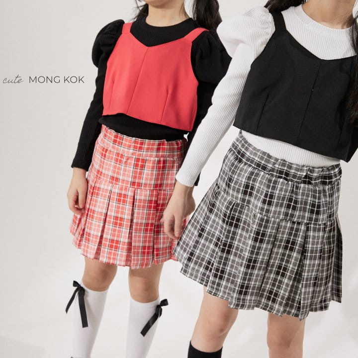 Mong Kok - Korean Children Fashion - #childofig - Rib Shirring Tee