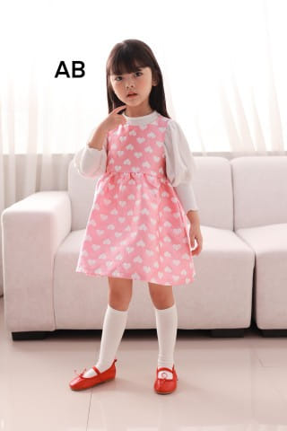 Muy Bien - Korean Children Fashion - #childofig - Heart Dress - 5