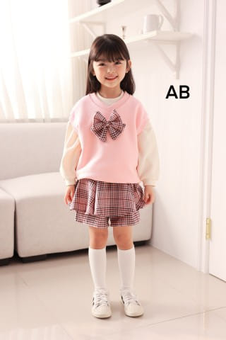 Muy Bien - Korean Children Fashion - #childofig - Ribbon V-Neck Vest