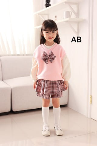 Muy Bien - Korean Children Fashion - #designkidswear - Ribbon V-Neck Vest - 3