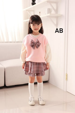 Muy Bien - Korean Children Fashion - #designkidswear - Ribbon V-Neck Vest - 4