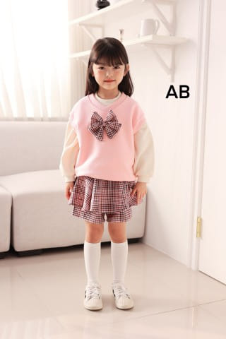 Muy Bien - Korean Children Fashion - #kidsstore - Ribbon V-Neck Vest - 7