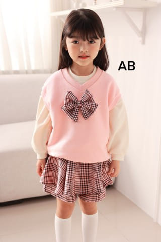 Muy Bien - Korean Children Fashion - #magicofchildhood - Ribbon V-Neck Vest - 11