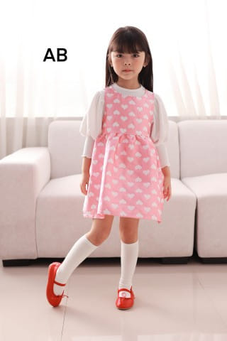 Muy Bien - Korean Children Fashion - #minifashionista - Heart Dress - 3