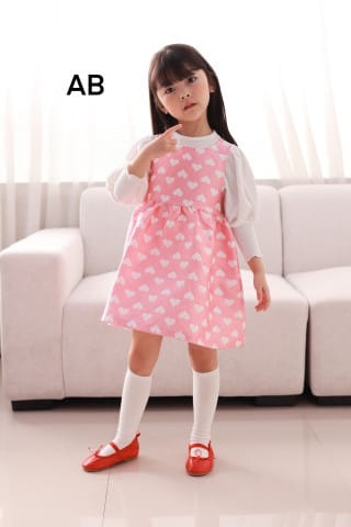 Muy Bien - Korean Children Fashion - #minifashionista - Heart Dress - 4