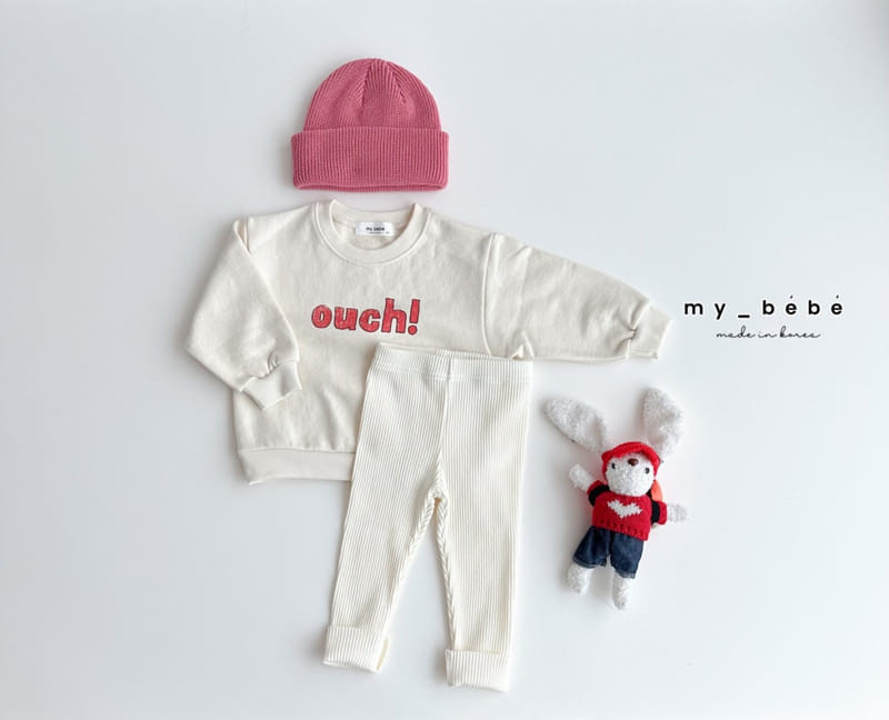 My Bebe - Korean Children Fashion - #prettylittlegirls - Ou Sweatshirt - 10