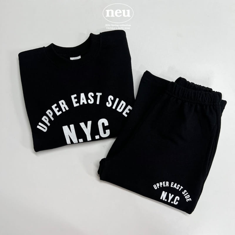 Neu - Korean Children Fashion - #minifashionista - NYC Top Bottom Set - 3