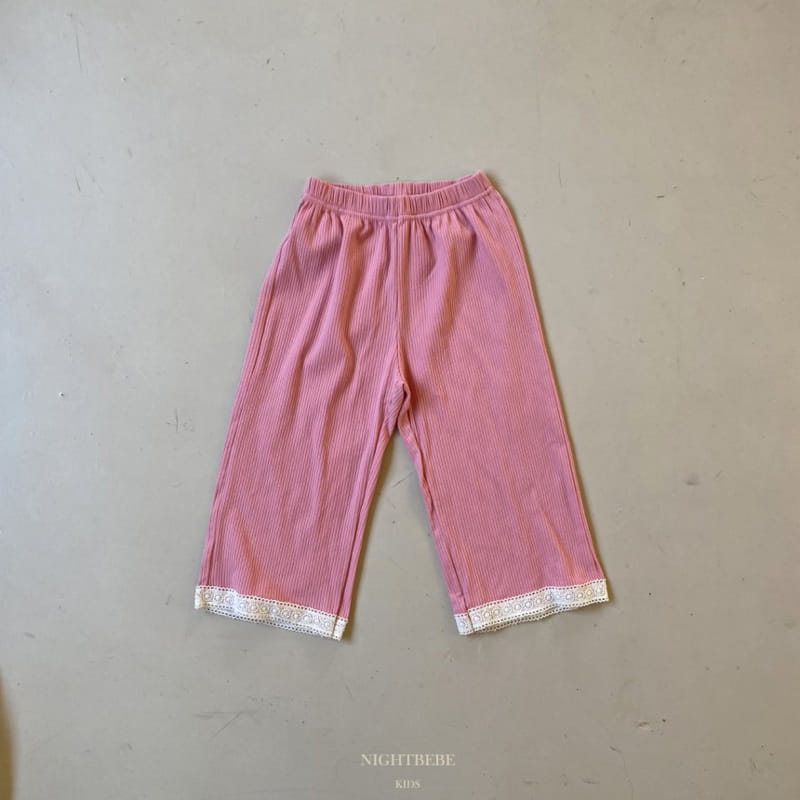 Night Bebe - Korean Children Fashion - #childofig - Uni Lace Pants - 10