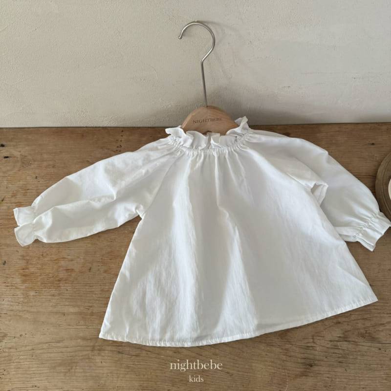 Night Bebe - Korean Children Fashion - #toddlerclothing - An Shirring Blouse - 4