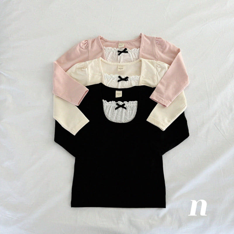 Ninibello - Korean Children Fashion - #Kfashion4kids - Chloe Ribbon Tee