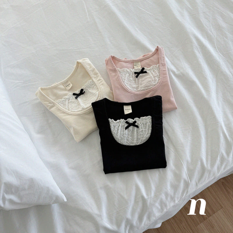 Ninibello - Korean Children Fashion - #childrensboutique - Chloe Ribbon Tee - 8