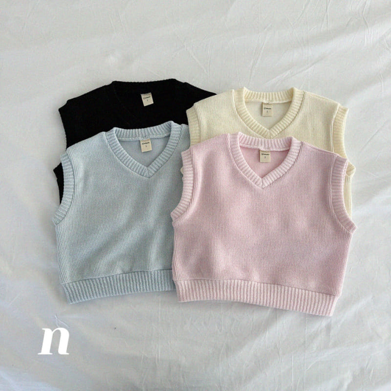 Ninibello - Korean Children Fashion - #designkidswear - Soft Knit Vest - 3