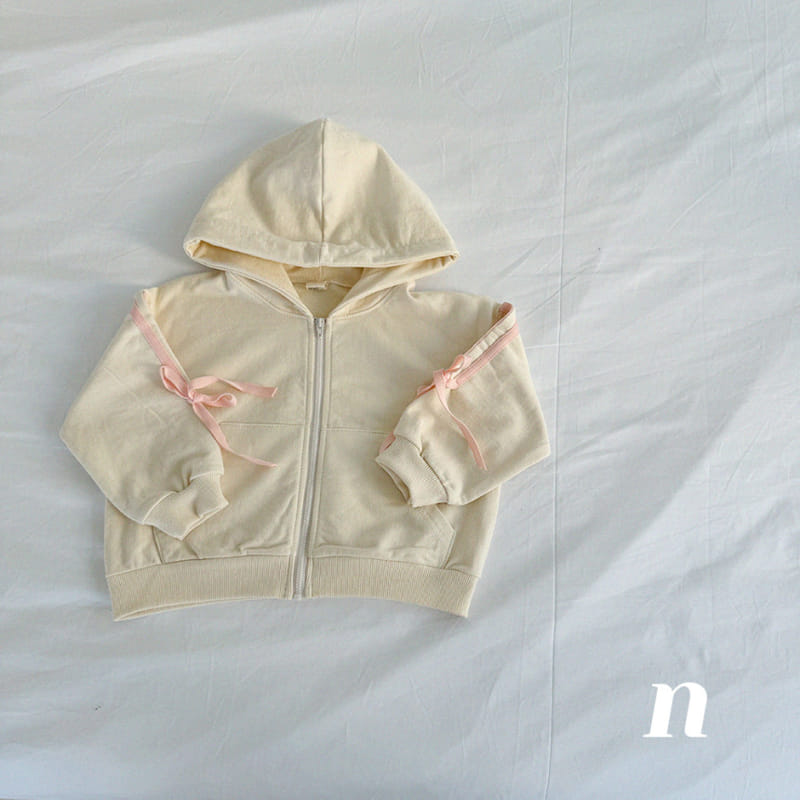 Ninibello - Korean Children Fashion - #discoveringself - Hey Ribbon Hoody Jacket - 2