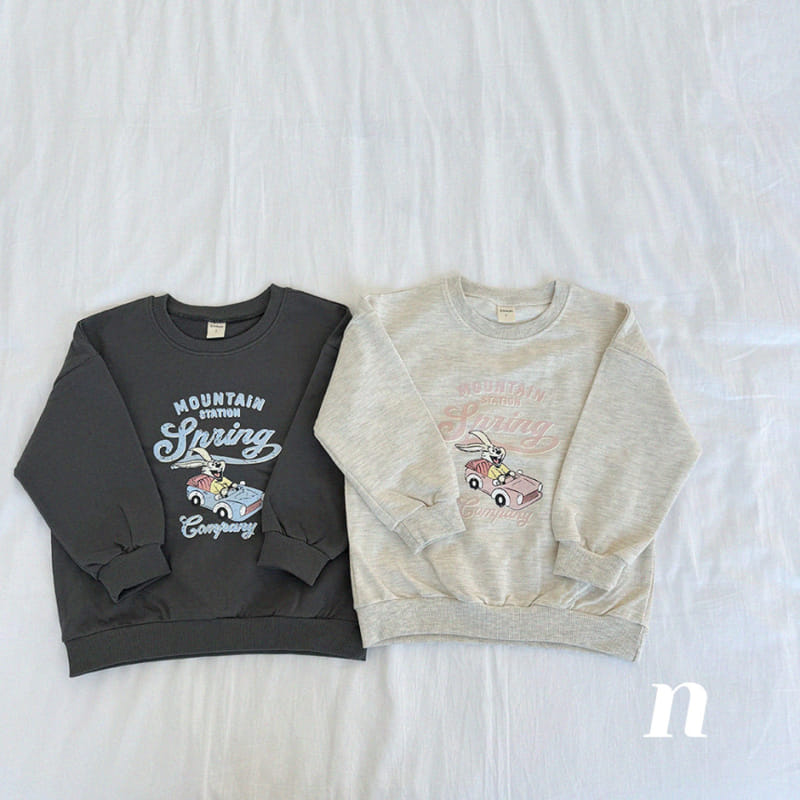 Ninibello - Korean Children Fashion - #fashionkids - Letter Ro Bunny Sweatshirt - 10