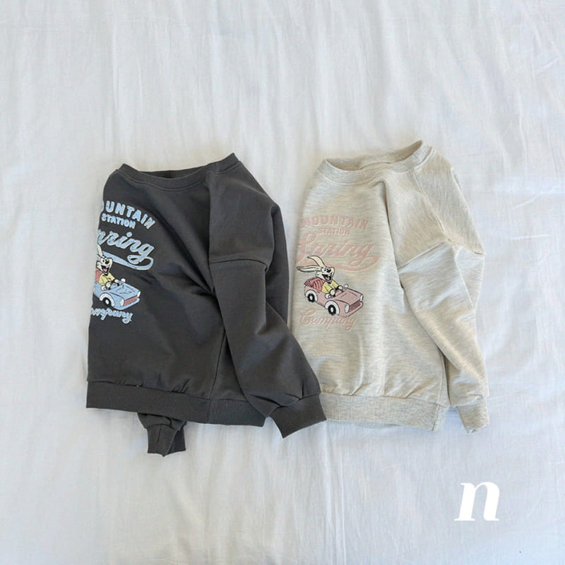 Ninibello - Korean Children Fashion - #kidsshorts - Letter Ro Bunny Sweatshirt - 11