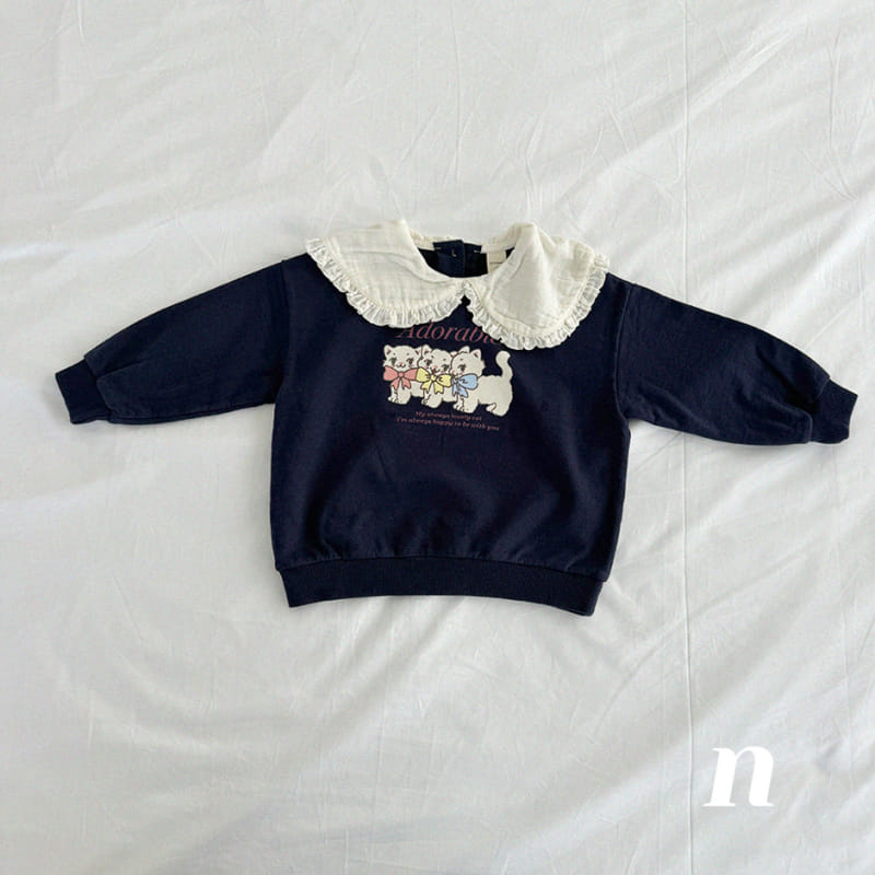 Ninibello - Korean Children Fashion - #littlefashionista - Adorable Collar Sweatshirt - 6