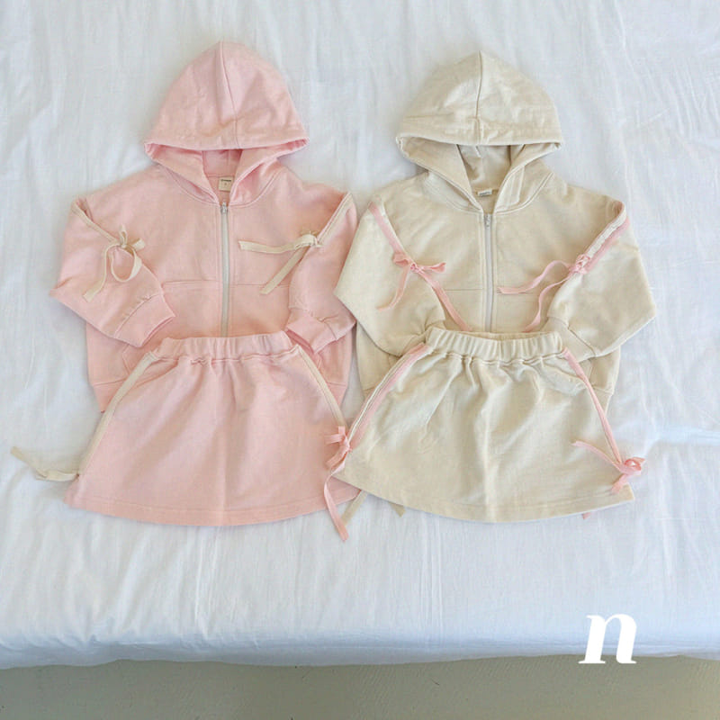 Ninibello - Korean Children Fashion - #littlefashionista - Hey Ribbon Hoody Jacket - 8