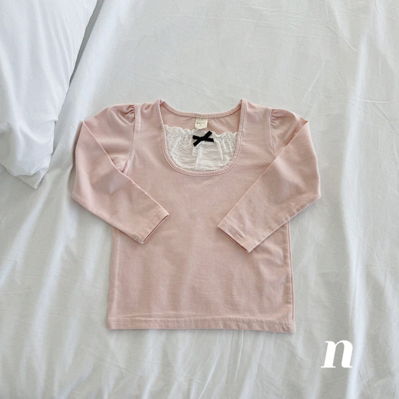 Ninibello - Korean Children Fashion - #magicofchildhood - Chloe Ribbon Tee - 3