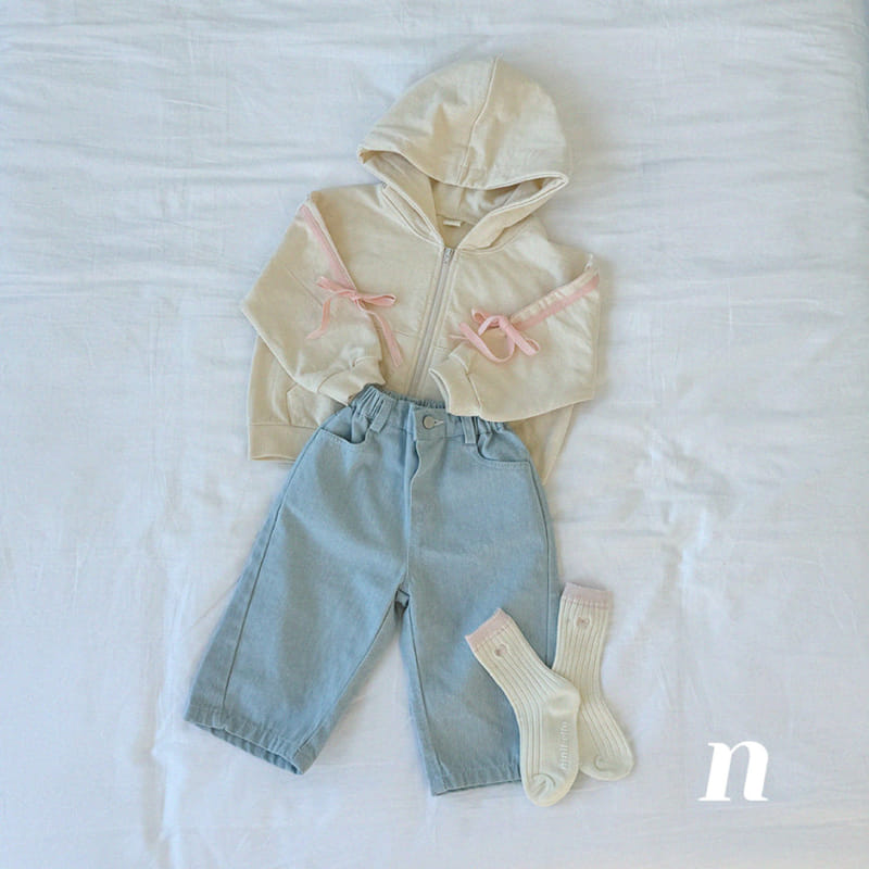 Ninibello - Korean Children Fashion - #prettylittlegirls - Hey Ribbon Hoody Jacket - 11