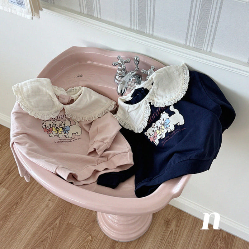 Ninibello - Korean Children Fashion - #todddlerfashion - Adorable Collar Sweatshirt - 10