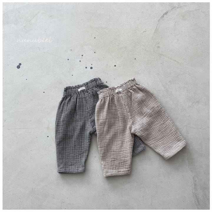 Nunubiel - Korean Baby Fashion - #babyootd - Check Pants - 6