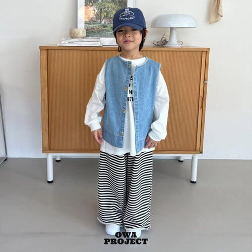 O Wa - Korean Children Fashion - #childrensboutique - Dekki Wide Pants - 4