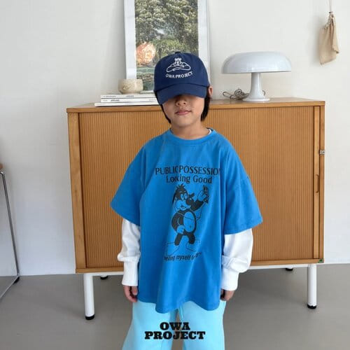 O Wa - Korean Children Fashion - #kidsshorts - Again Tee - 5