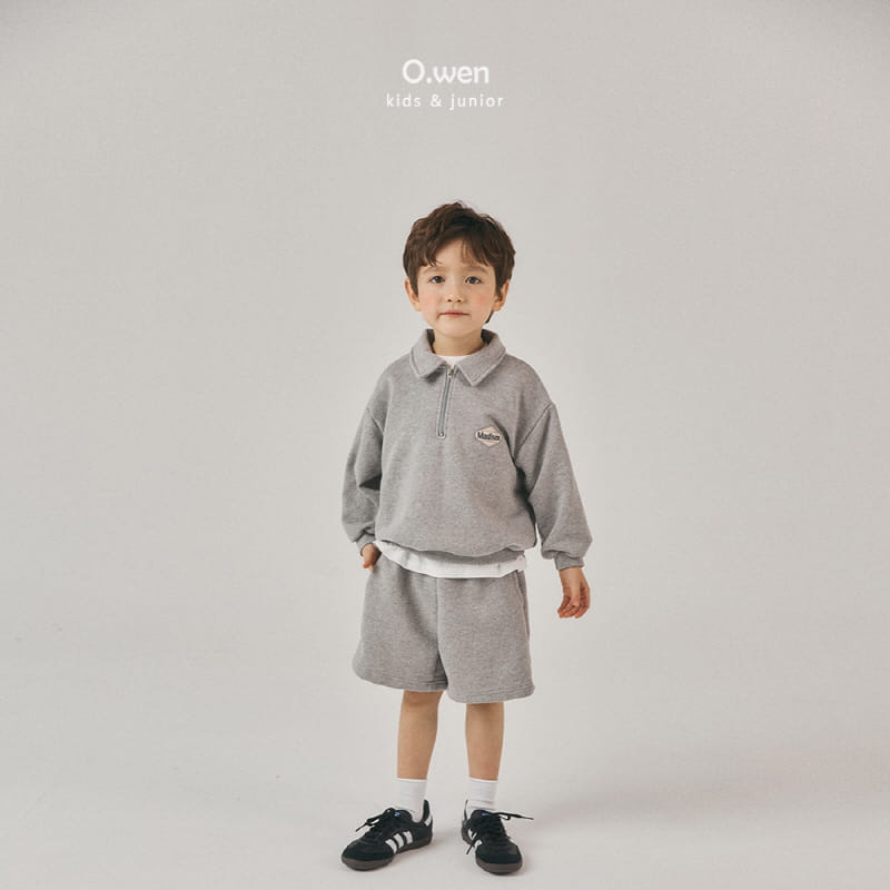 O Wen - Korean Children Fashion - #discoveringself - French Collar Pants Top Bottom Set